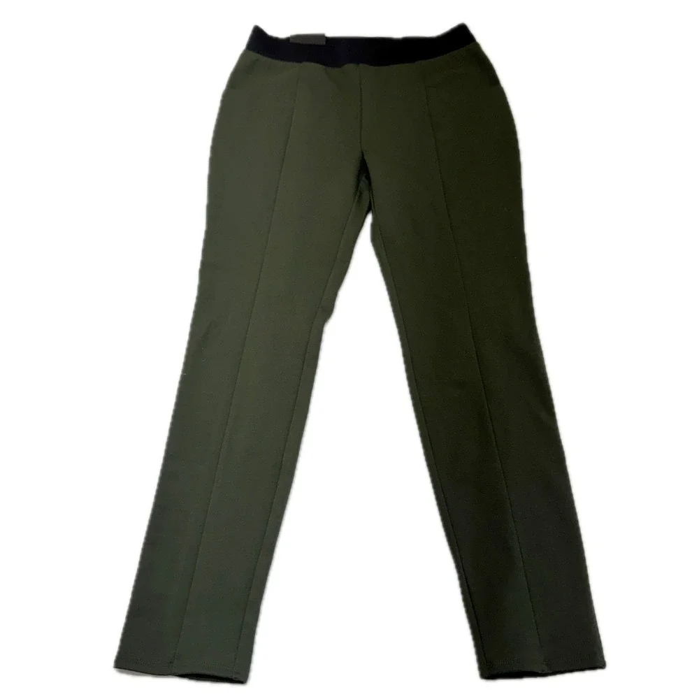 Banana Republic Legging Womens Medium Green Dark Academia Preppy Professional